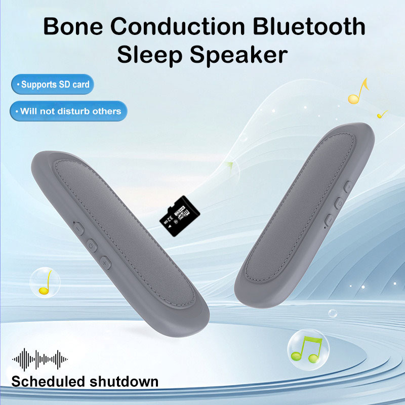 ميني العظام التوصيل سمّاعات بل - مراجعة Bone Conduction Pillow Speaker Sleep Aid وسعره