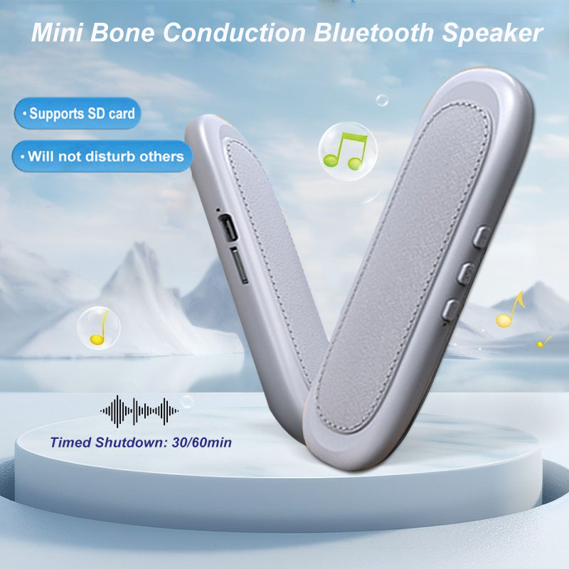 ميني العظام التوصيل سمّاعات بل - مراجعة Bone Conduction Pillow Speaker Sleep Aid وسعره