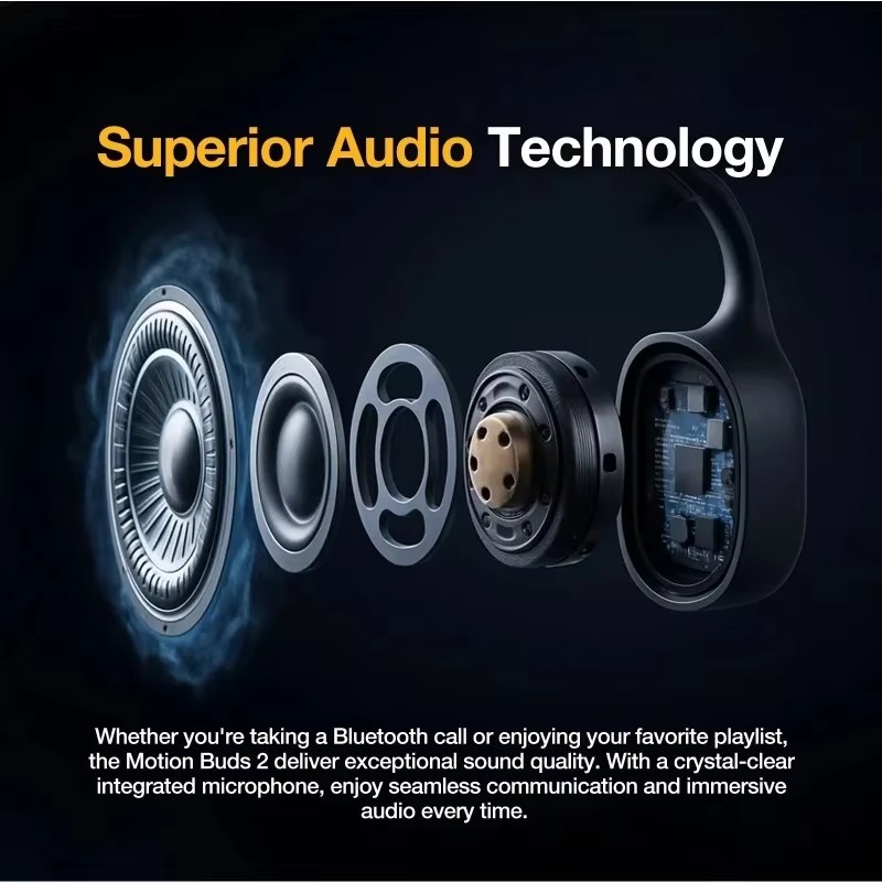 سماعات أذن AGM Motion Buds 2 م - مراجعة Magnetic Charging Cable Bone Conduction وسعره