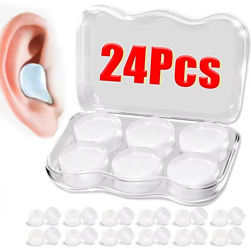 سدادات أذن من السيليكون الناعم - مراجعة Waterproof Swimming Earplugs Silicone وسعره