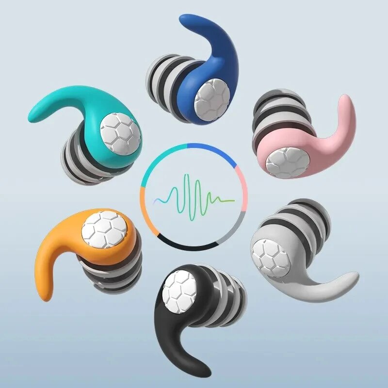 سدادات أذن سيليكونية عازلة للص - مراجعة Waterproof Swimming Earplugs Silicone وسعره