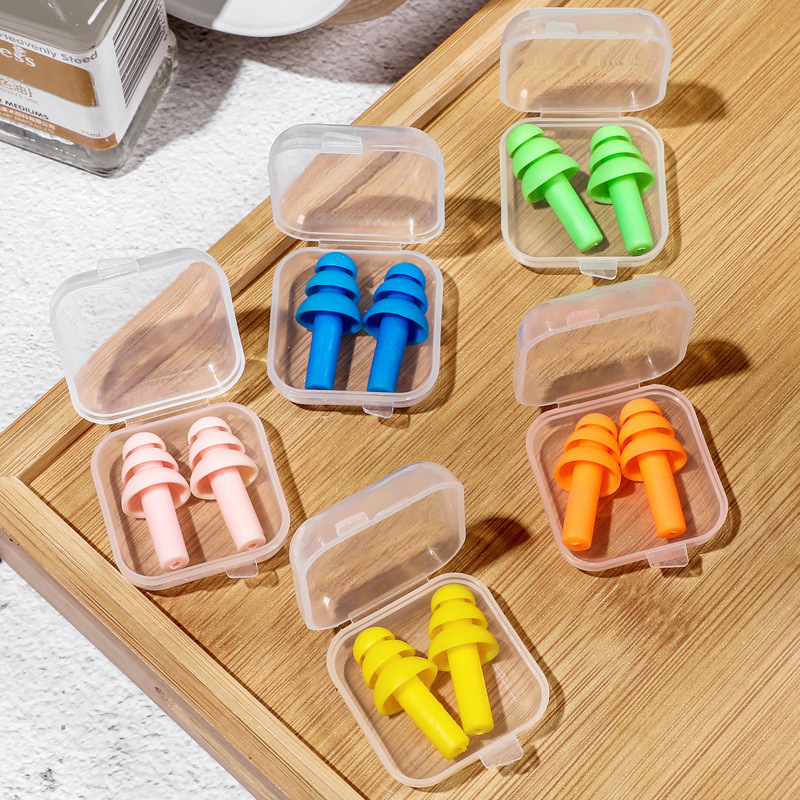 5 قطعة الأذن التوصيل سيليكون ح - مراجعة Waterproof Swimming Earplugs Silicone وسعره