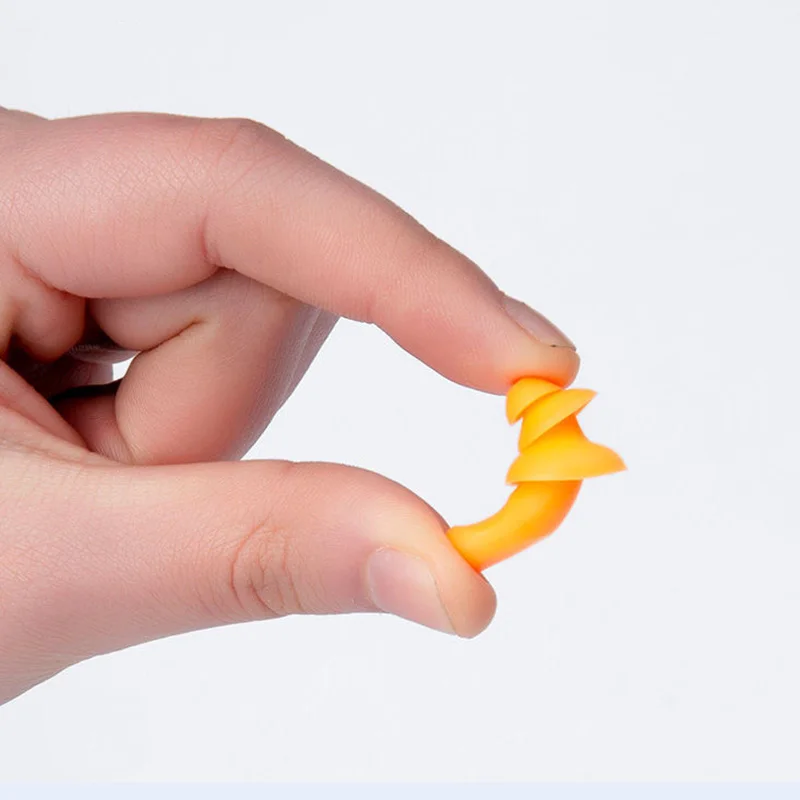 2 قطعة سدادات الأذن مقاوم للما - مراجعة Waterproof Swimming Earplugs Silicone وسعره