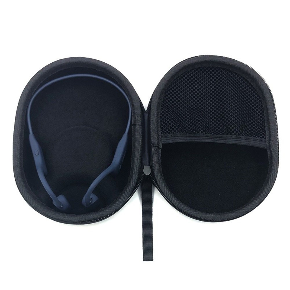 صندوق سماعات الرأس المقاوم للص - مراجعة Hard Travel Case Bone Conduction Earphones وسعره