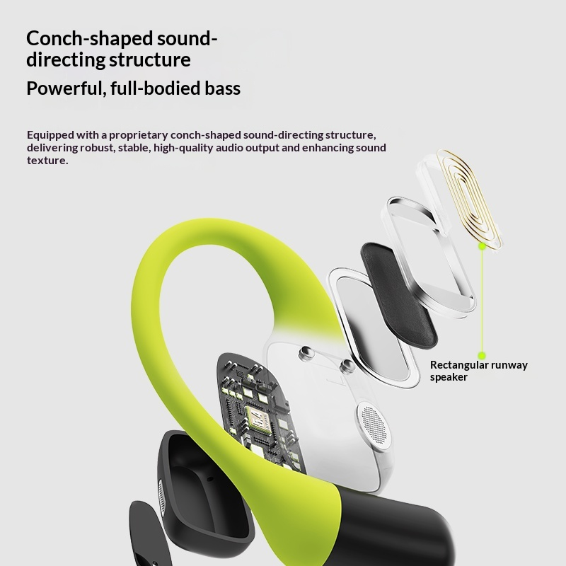 سماعات رأس لاسلكية بتقنية البل - مراجعة Air Conduction Open Ear Running Earbuds وسعره