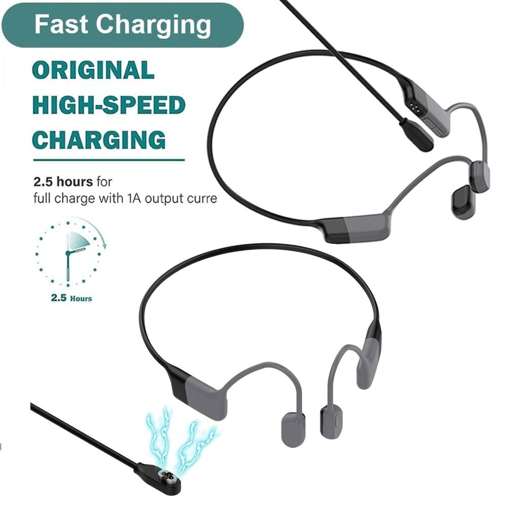 كابل شحن مغناطيسي USB بطول 100 - مراجعة Magnetic Charging Cable Bone Conduction وسعره