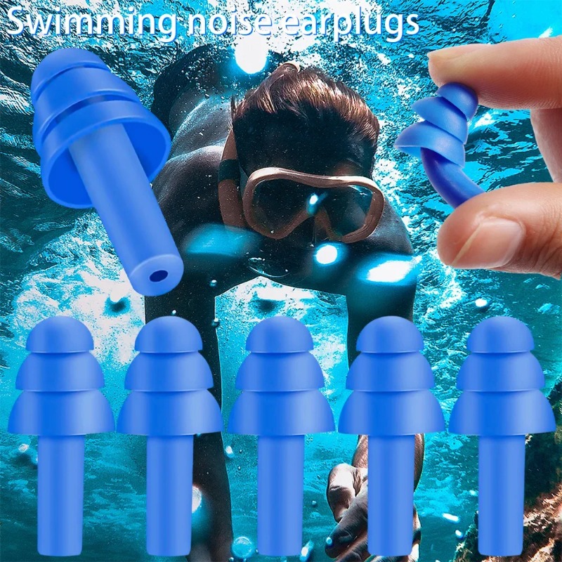 30-1 زوج لينة سيليكون سدادات ا - مراجعة Waterproof Swimming Earplugs Silicone وسعره