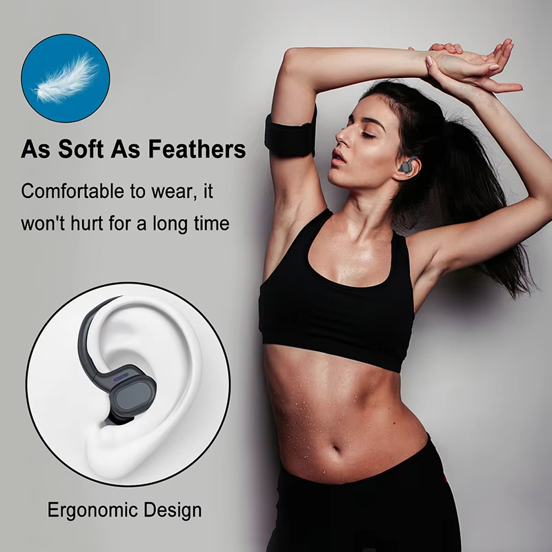 سماعات أذن رياضية لاسلكية SP16 - مراجعة Silicone Ear Hooks Sports Headphones وسعره