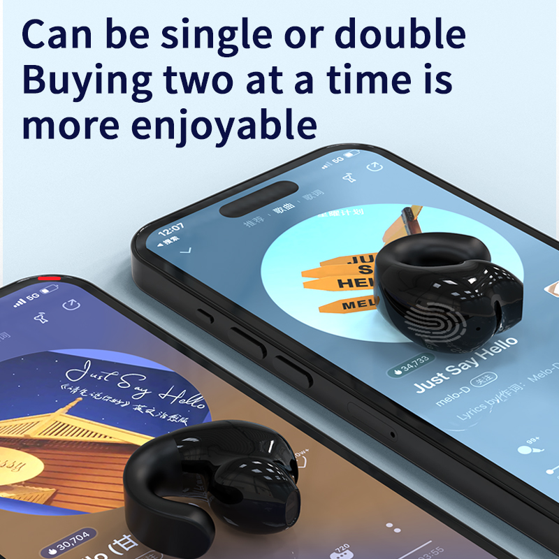 TWS سماعة لاسلكية تعمل بالبلوت - مراجعة Bone Conduction Headphones Bluetooth 5.3 وسعره