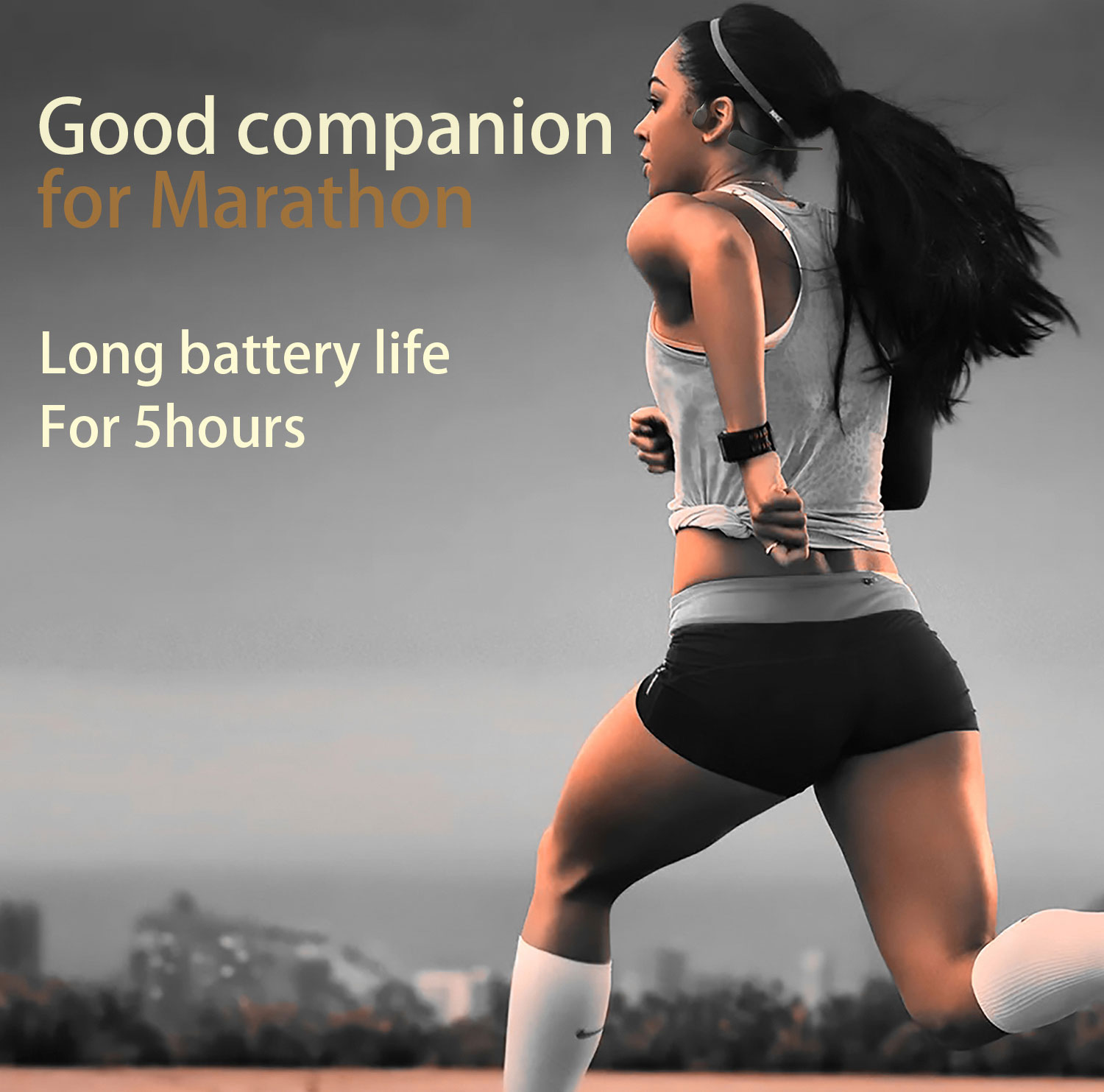 2024 كلاسيكي DG08 سماعة أذن تل - مراجعة Bone Conduction Headphones Bluetooth 5.3 وسعره