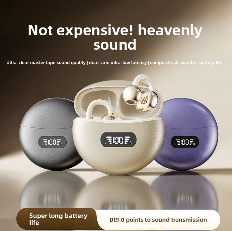 سماعات أذن لاسلكية بتقنية البل - مراجعة Bone Conduction Headphones Bluetooth 5.3 وسعره
