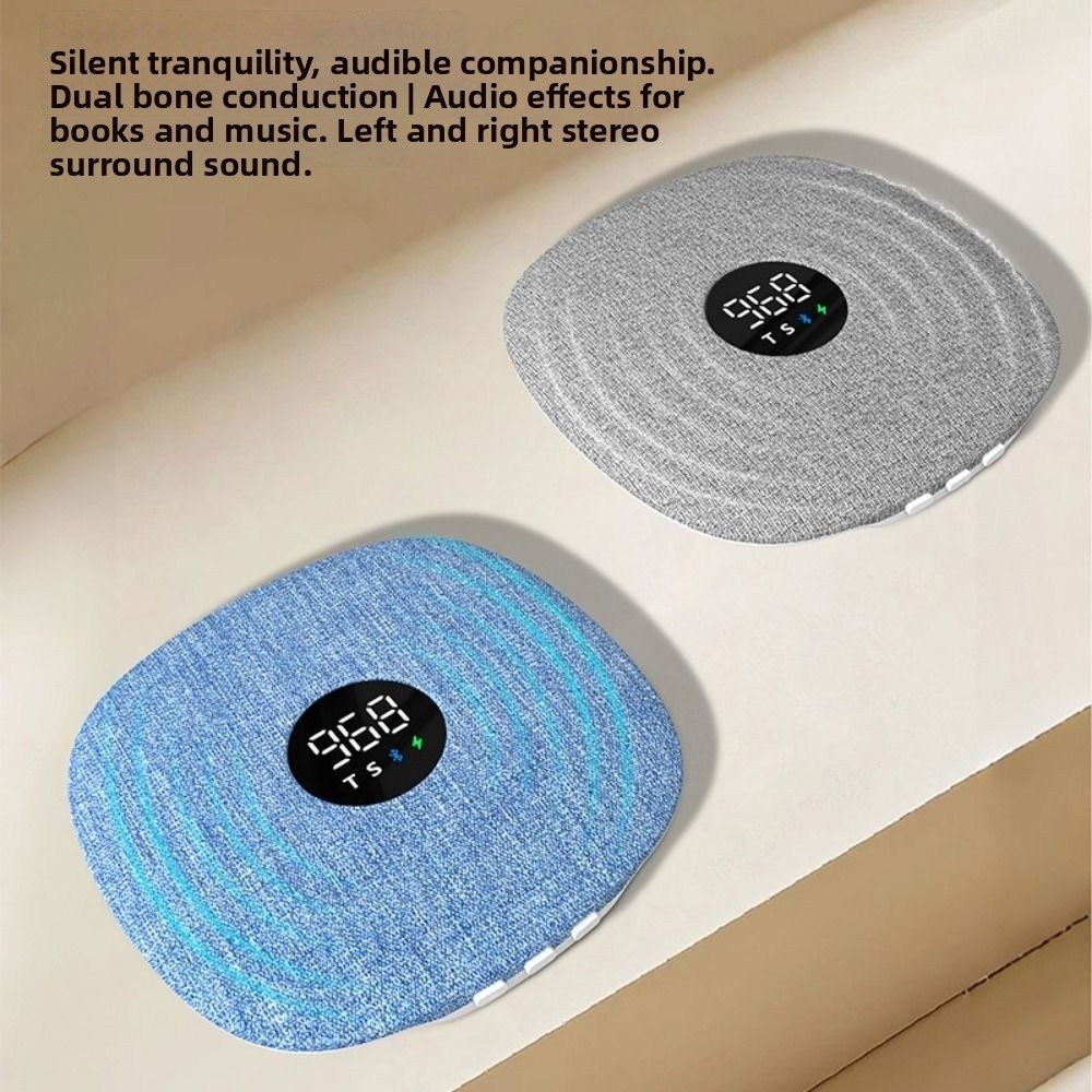 مكبر صوت بلوتوث 5.4 تحت الوساد - مراجعة Bone Conduction Pillow Speaker Sleep Aid وسعره