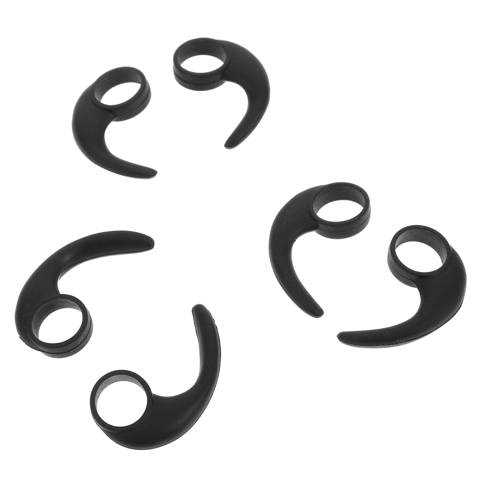 6 قطع من مشابك سماعات الأذن ال - مراجعة Silicone Ear Hooks Sports Headphones وسعره
