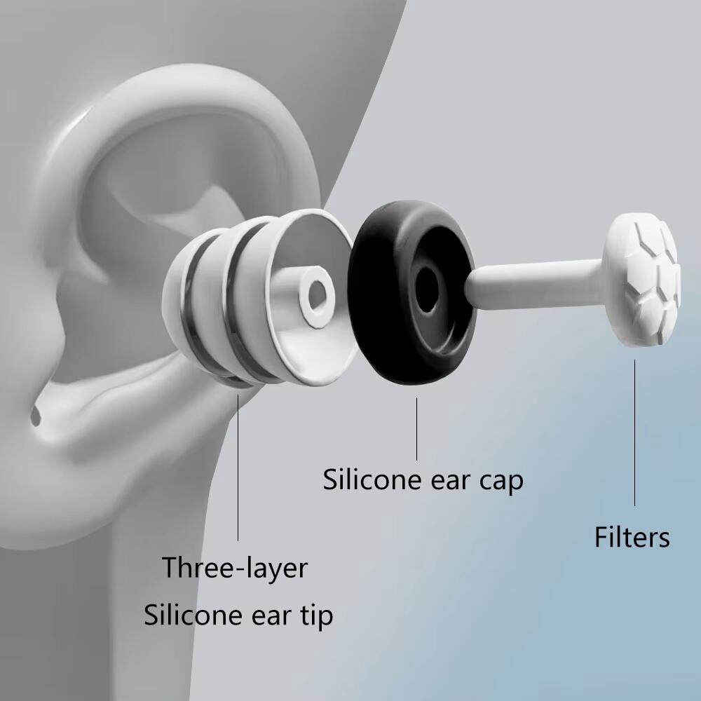 سدادات أذن ناعمة مصنوعة من الس - مراجعة Waterproof Swimming Earplugs Silicone وسعره