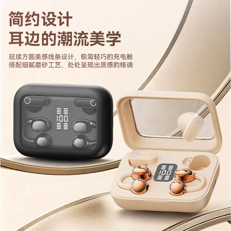 سماعات أذن لاسلكية بتقنية البل - مراجعة Bone Conduction Headphones Bluetooth 5.3 وسعره